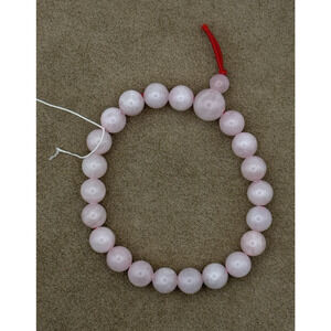 Natural Rose Quartz Stone Bracelet 8mm Pink Crystal Stretch Bracelet new